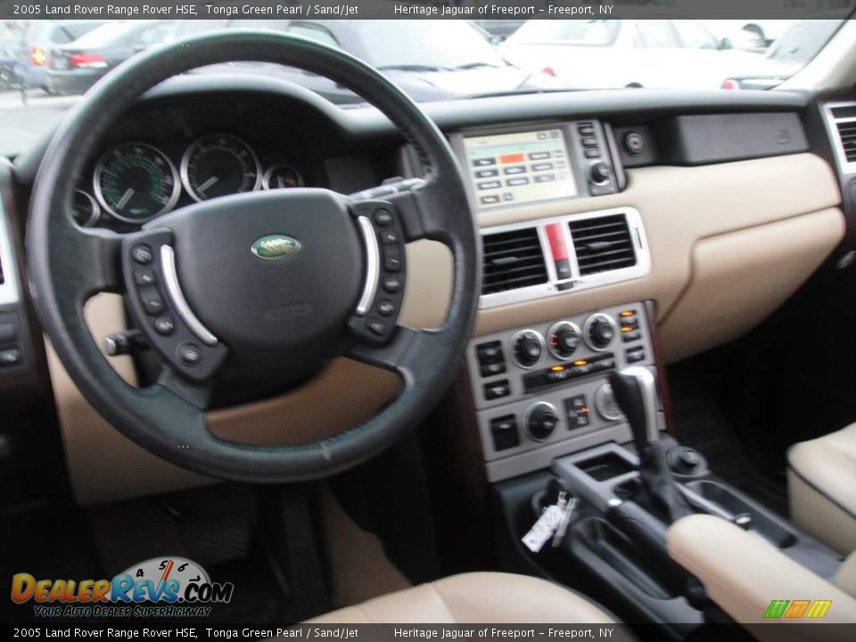 2005 Land Rover Range Rover HSE Tonga Green Pearl / Sand/Jet Photo #14