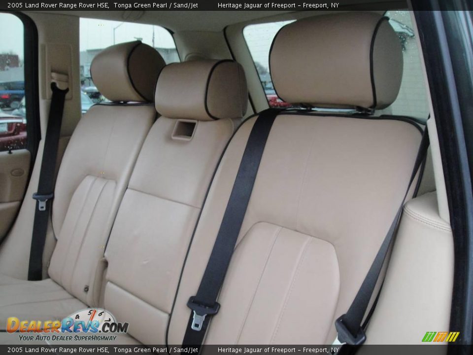 2005 Land Rover Range Rover HSE Tonga Green Pearl / Sand/Jet Photo #16