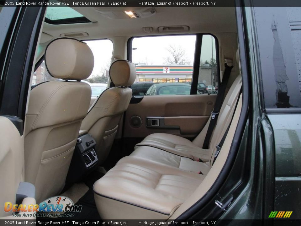 2005 Land Rover Range Rover HSE Tonga Green Pearl / Sand/Jet Photo #17