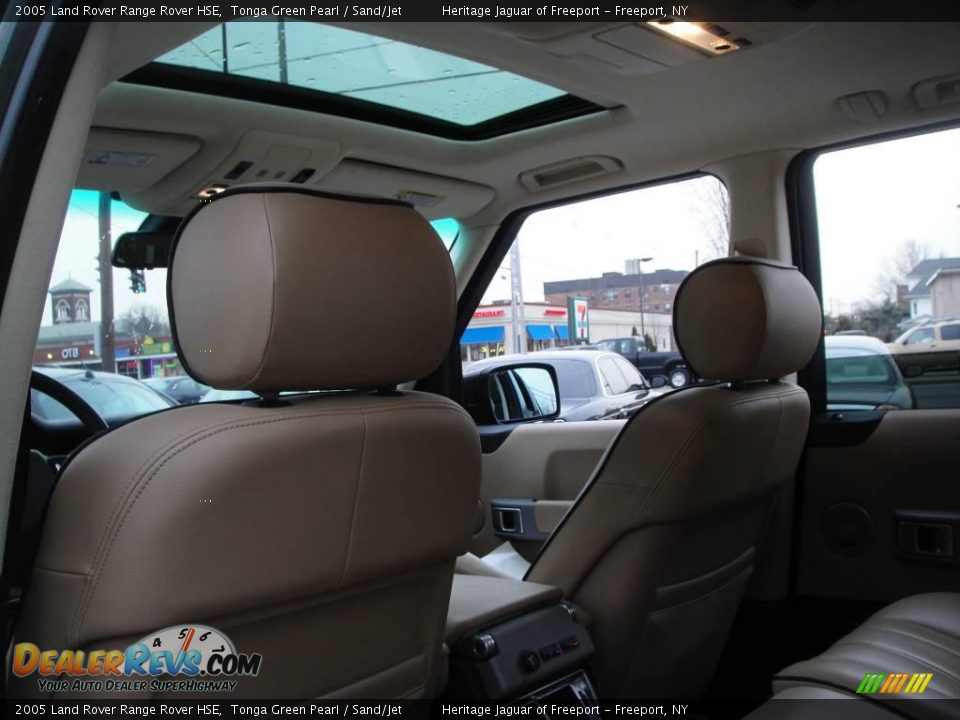2005 Land Rover Range Rover HSE Tonga Green Pearl / Sand/Jet Photo #18