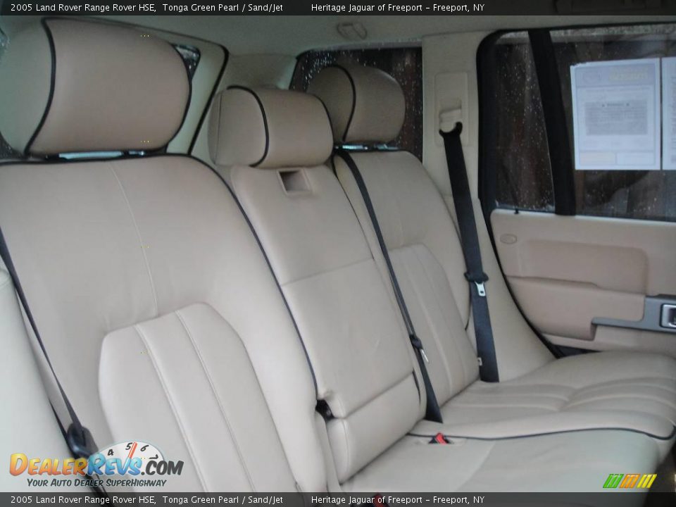 2005 Land Rover Range Rover HSE Tonga Green Pearl / Sand/Jet Photo #21