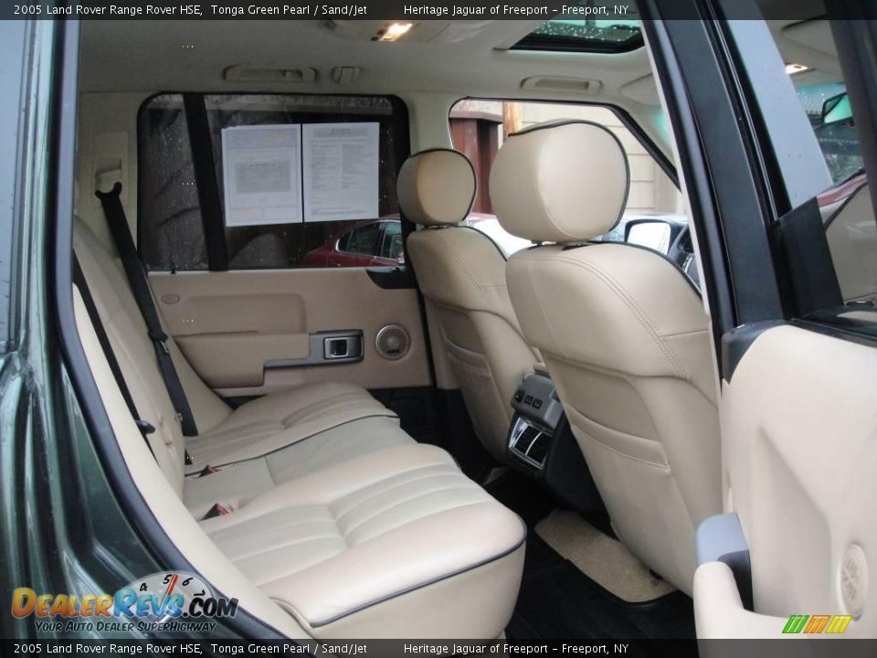 2005 Land Rover Range Rover HSE Tonga Green Pearl / Sand/Jet Photo #22