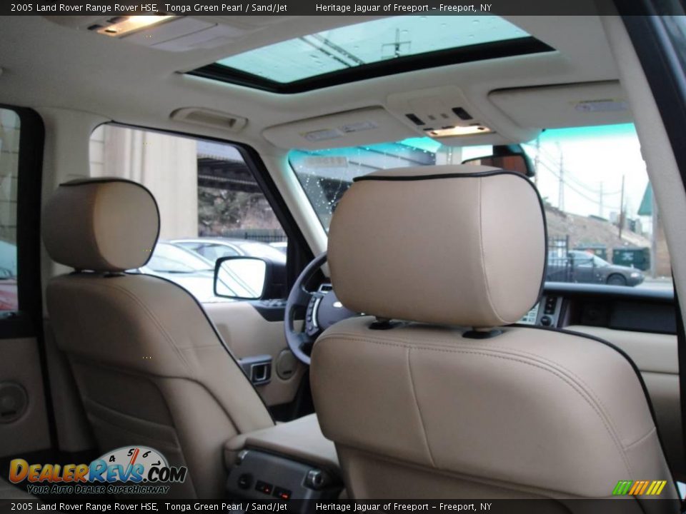 2005 Land Rover Range Rover HSE Tonga Green Pearl / Sand/Jet Photo #23