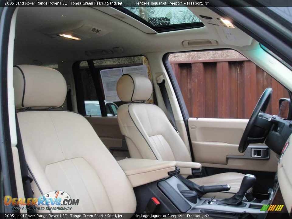 2005 Land Rover Range Rover HSE Tonga Green Pearl / Sand/Jet Photo #25