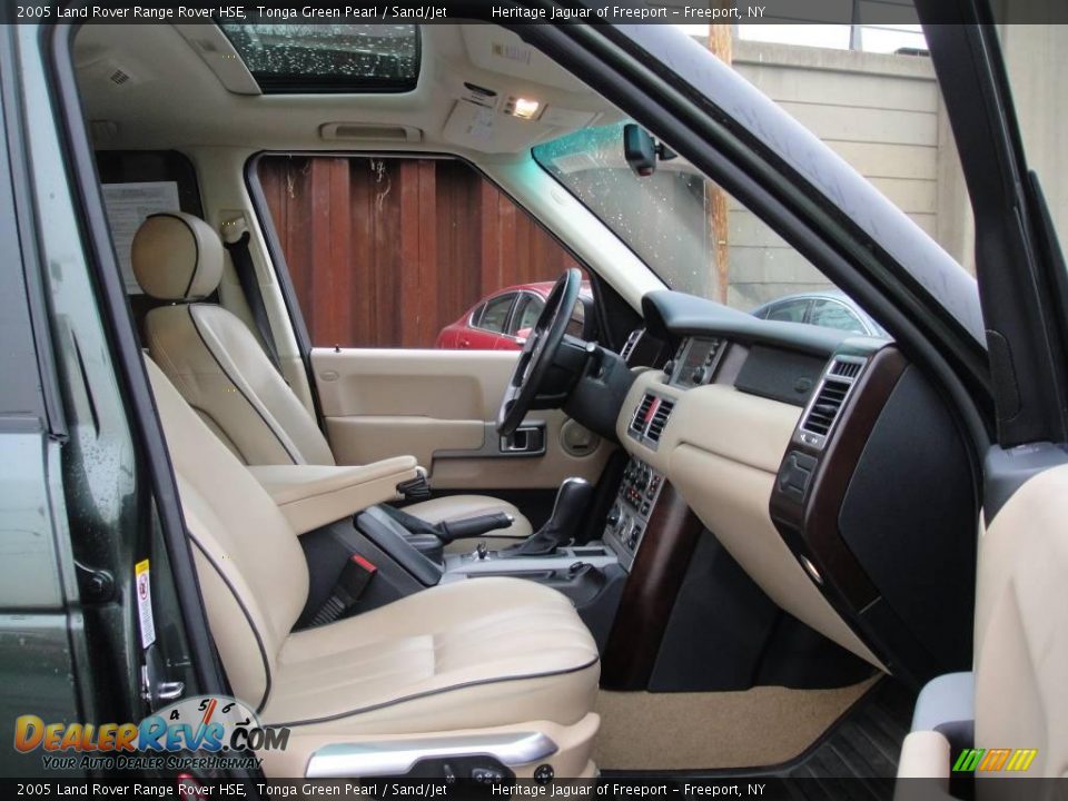 2005 Land Rover Range Rover HSE Tonga Green Pearl / Sand/Jet Photo #26