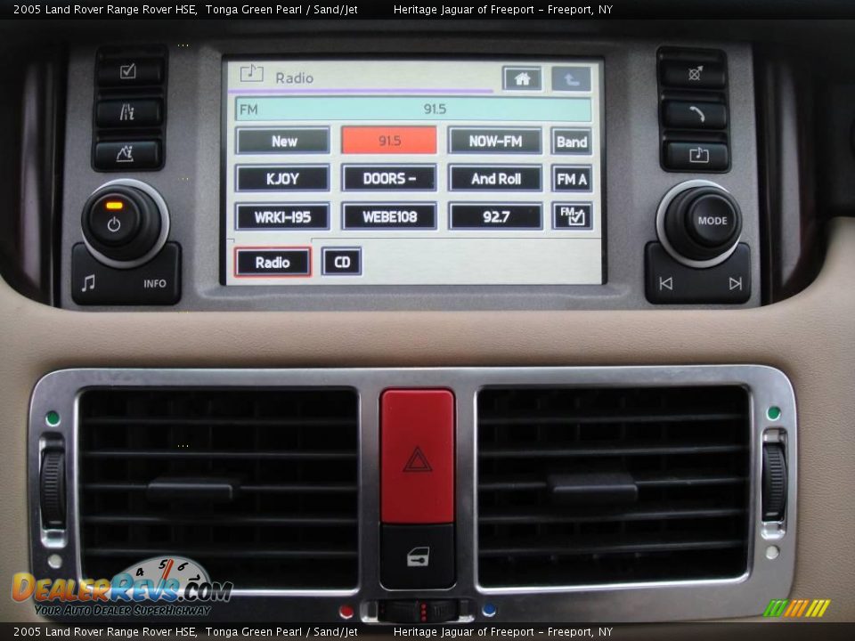 2005 Land Rover Range Rover HSE Tonga Green Pearl / Sand/Jet Photo #28