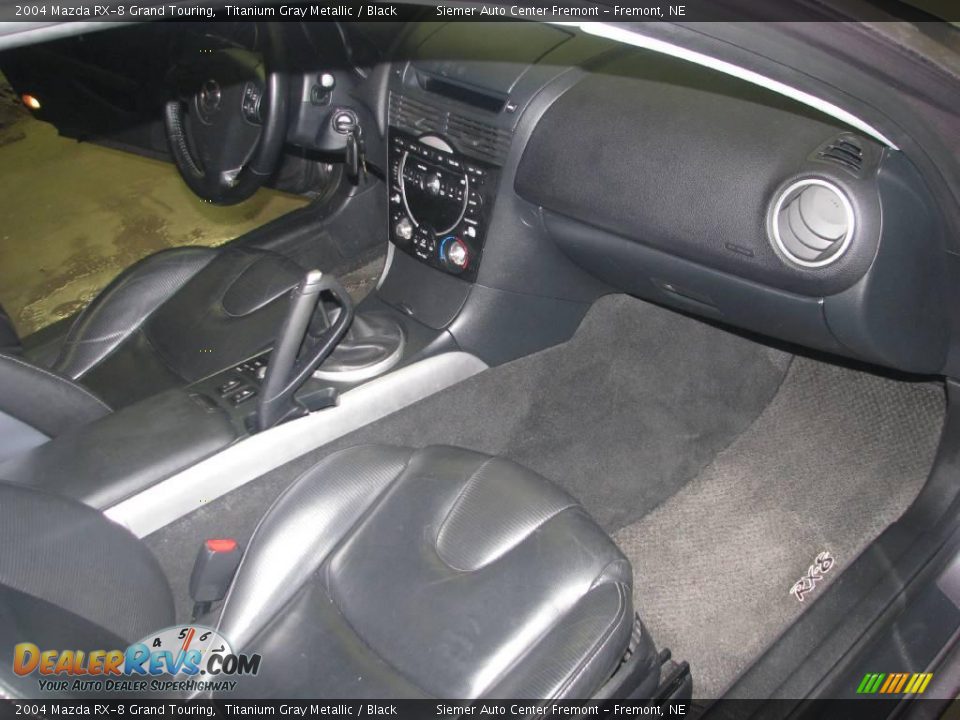 2004 Mazda RX-8 Grand Touring Titanium Gray Metallic / Black Photo #36