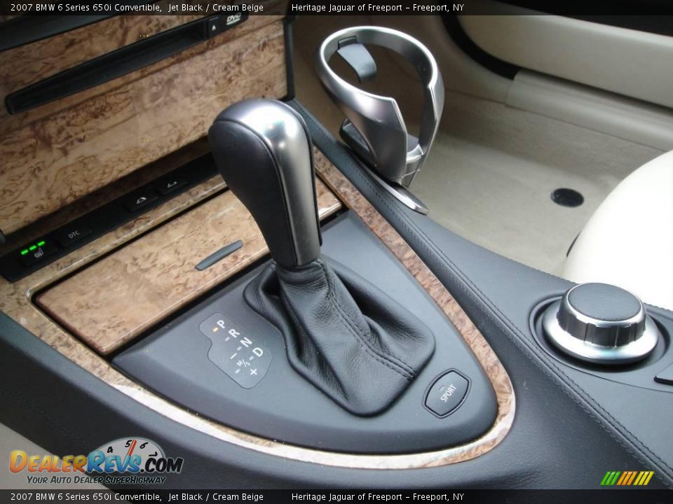 2007 BMW 6 Series 650i Convertible Jet Black / Cream Beige Photo #26