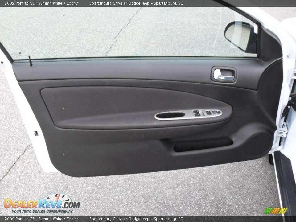 2009 Pontiac G5 Summit White / Ebony Photo #7