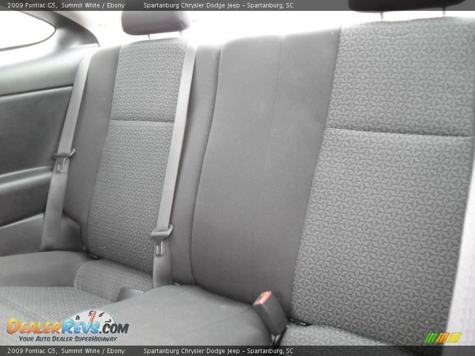 2009 Pontiac G5 Summit White / Ebony Photo #11