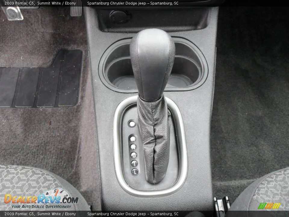 2009 Pontiac G5 Summit White / Ebony Photo #12
