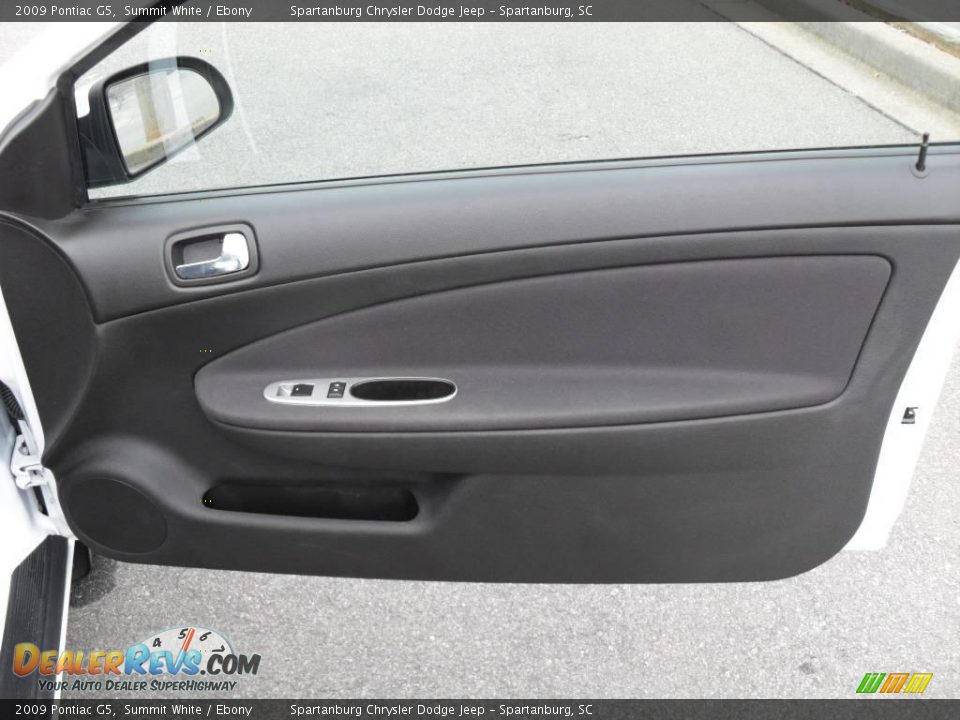 2009 Pontiac G5 Summit White / Ebony Photo #20