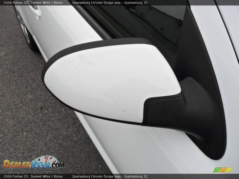 2009 Pontiac G5 Summit White / Ebony Photo #22