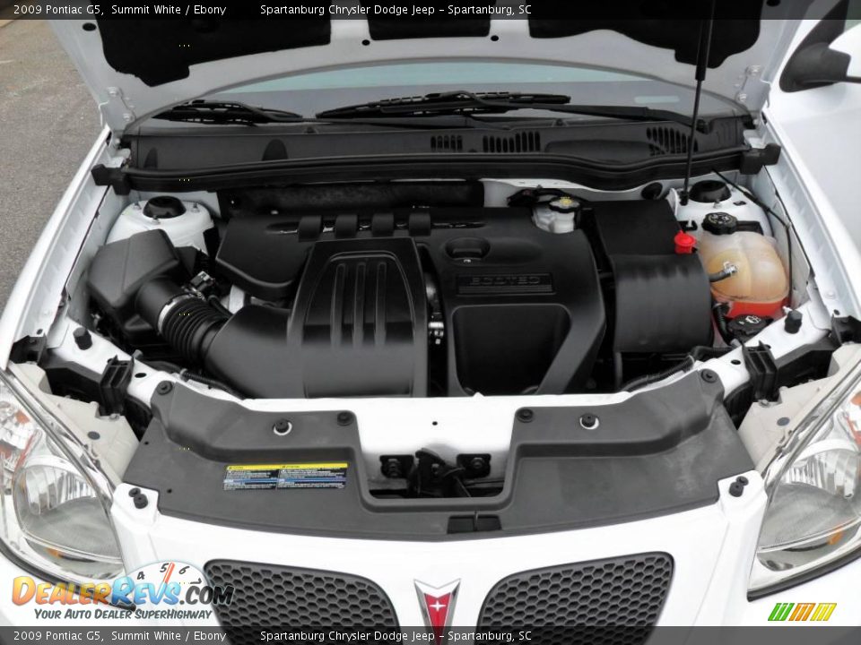 2009 Pontiac G5 Summit White / Ebony Photo #23