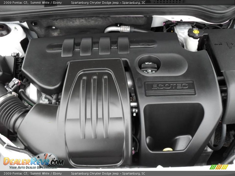 2009 Pontiac G5 Summit White / Ebony Photo #24