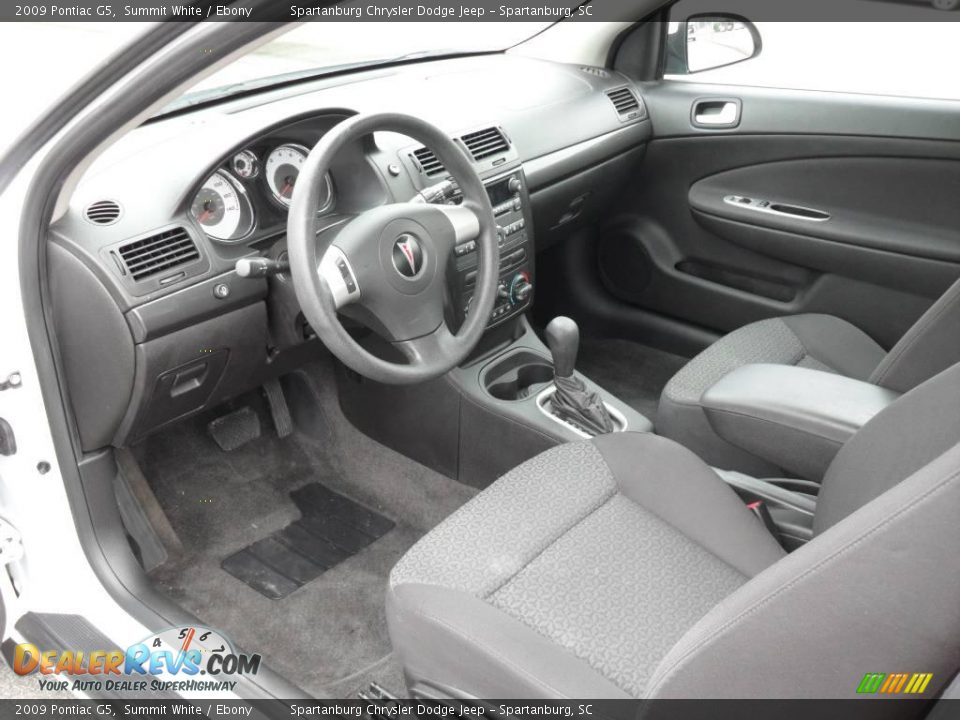 2009 Pontiac G5 Summit White / Ebony Photo #25