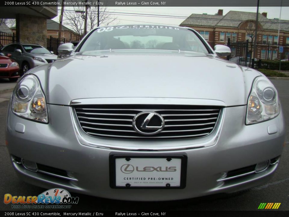 2008 Lexus SC 430 Convertible Mercury Metallic / Ecru Photo #2