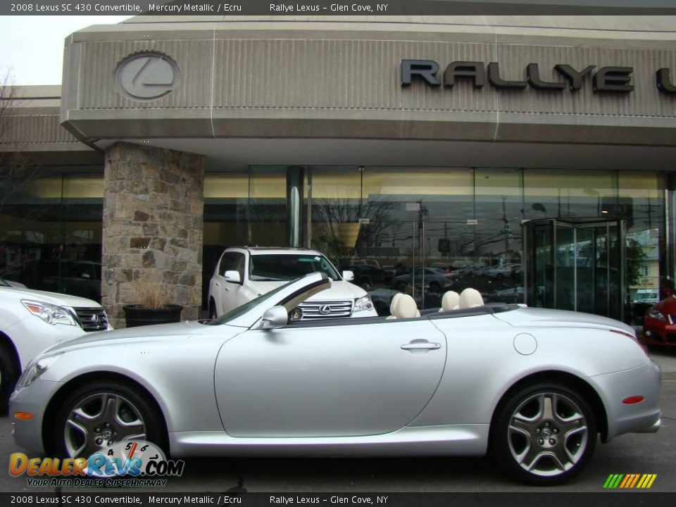 2008 Lexus SC 430 Convertible Mercury Metallic / Ecru Photo #3
