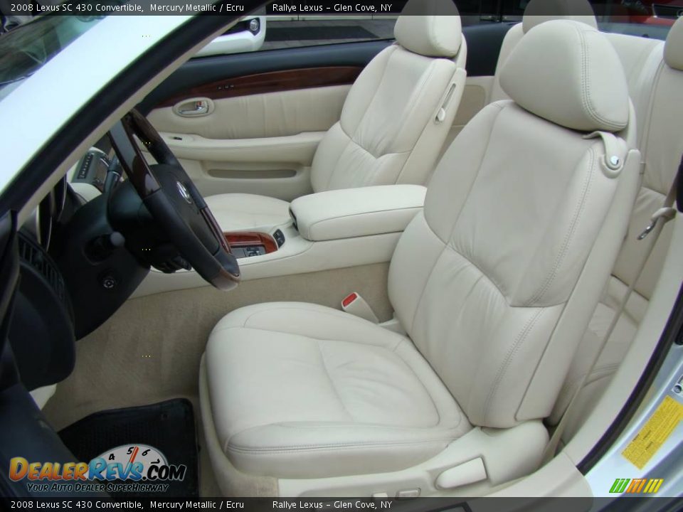 2008 Lexus SC 430 Convertible Mercury Metallic / Ecru Photo #8