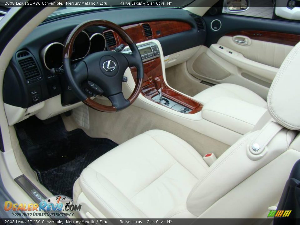 2008 Lexus SC 430 Convertible Mercury Metallic / Ecru Photo #9