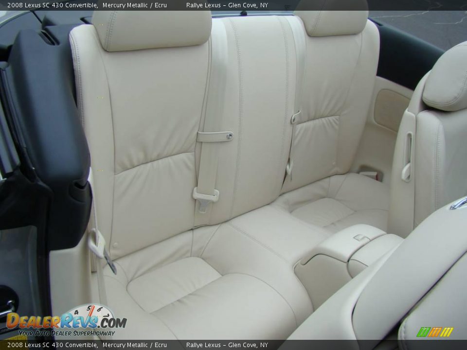 2008 Lexus SC 430 Convertible Mercury Metallic / Ecru Photo #14