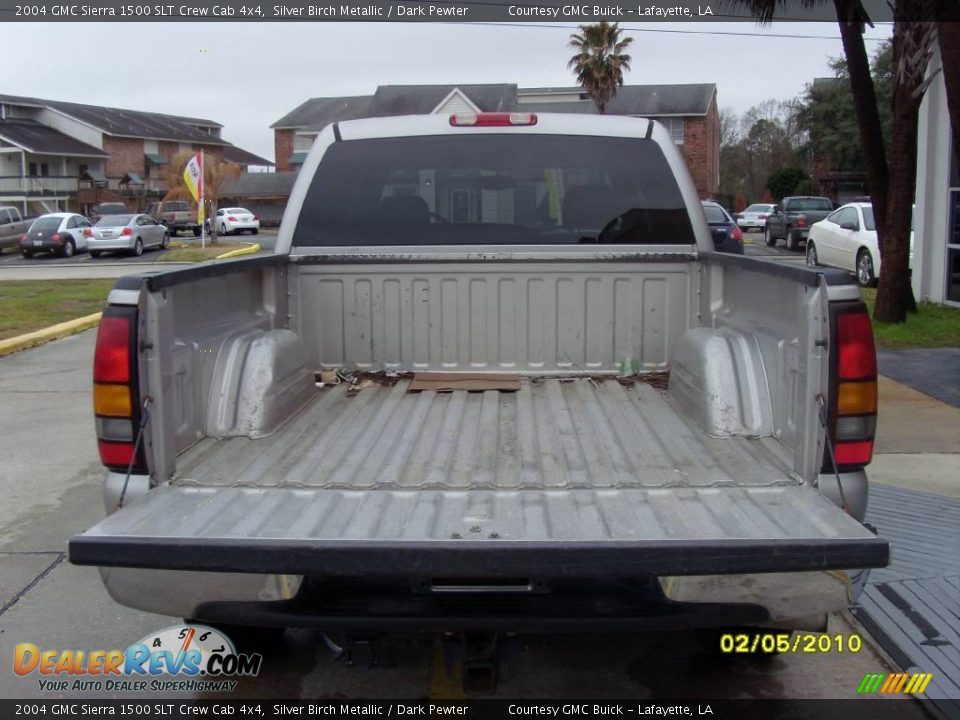 2004 GMC Sierra 1500 SLT Crew Cab 4x4 Silver Birch Metallic / Dark Pewter Photo #3
