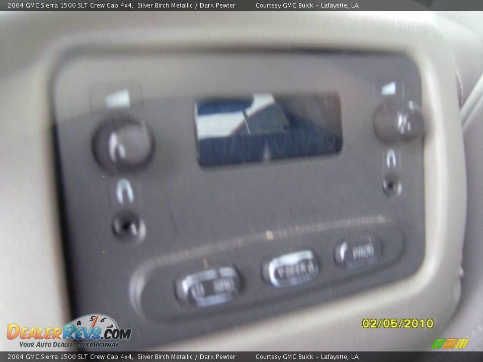 2004 GMC Sierra 1500 SLT Crew Cab 4x4 Silver Birch Metallic / Dark Pewter Photo #16