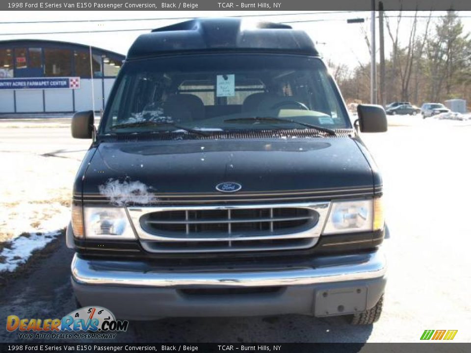 1998 Ford E Series Van E150 Passenger Conversion Black / Beige Photo #3