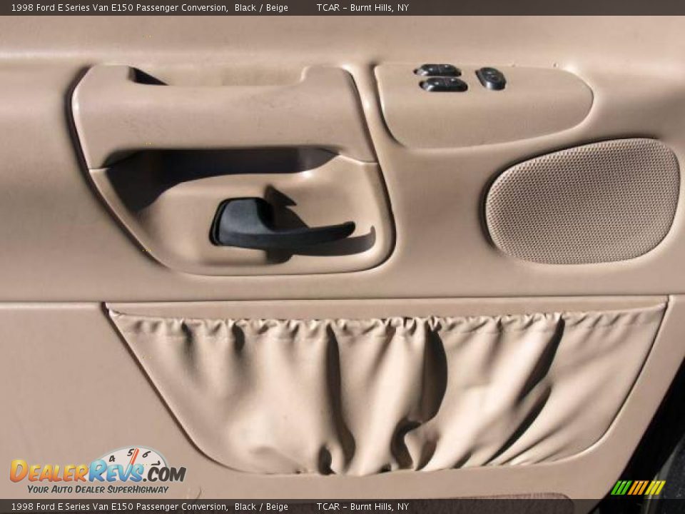 1998 Ford E Series Van E150 Passenger Conversion Black / Beige Photo #10