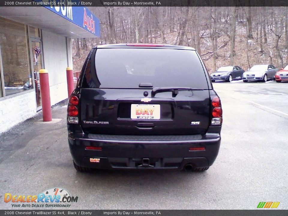 2008 Chevrolet TrailBlazer SS 4x4 Black / Ebony Photo #6