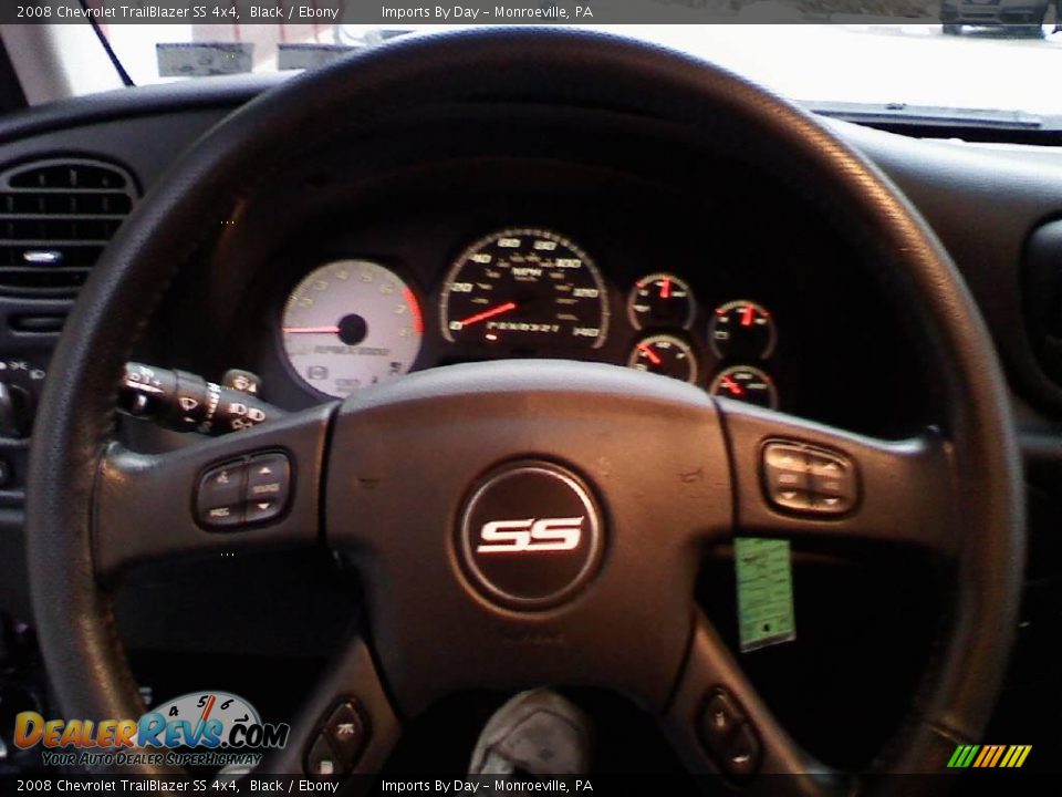 2008 Chevrolet TrailBlazer SS 4x4 Black / Ebony Photo #20