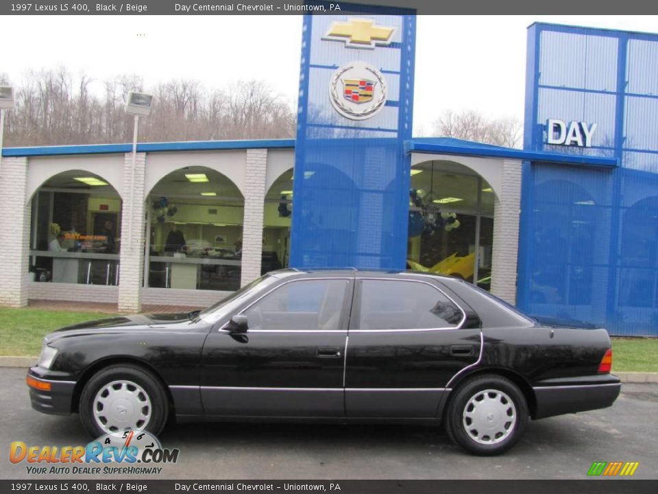 1997 Lexus LS 400 Black / Beige Photo #2