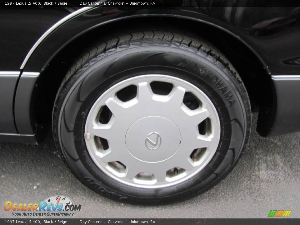 1997 Lexus LS 400 Black / Beige Photo #4