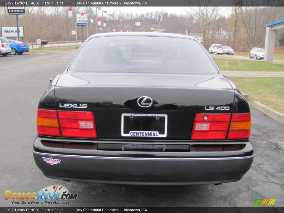 1997 Lexus LS 400 Black / Beige Photo #5