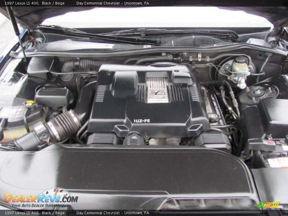 1997 Lexus LS 400 Black / Beige Photo #7
