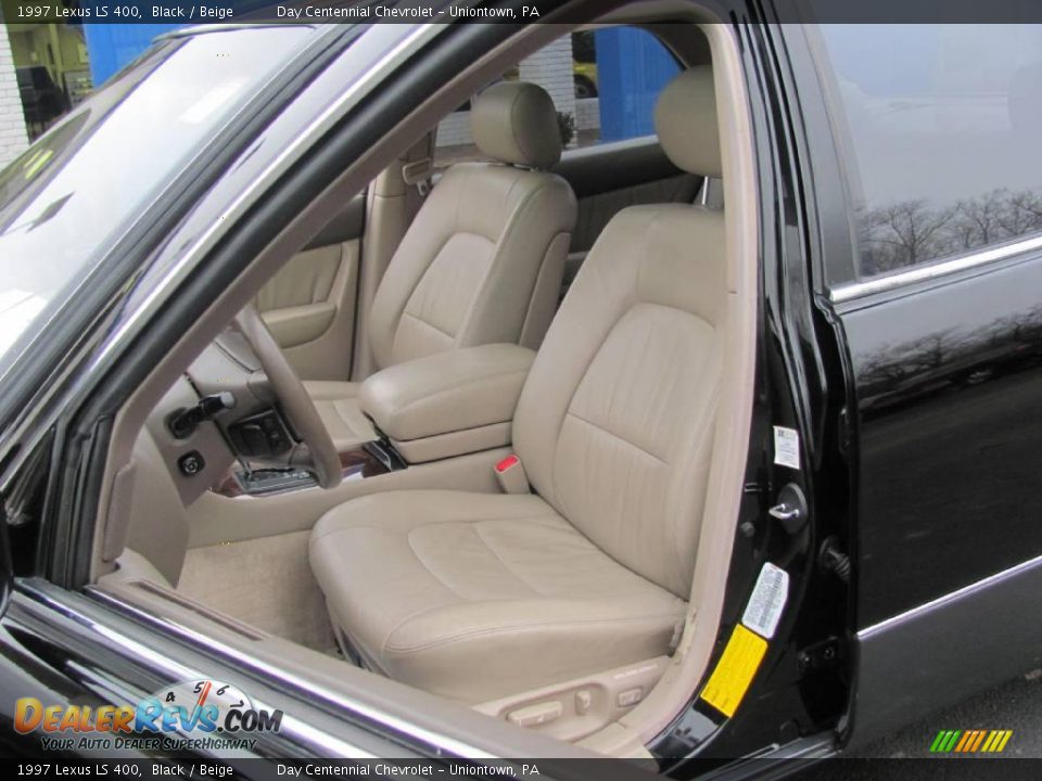 1997 Lexus LS 400 Black / Beige Photo #9
