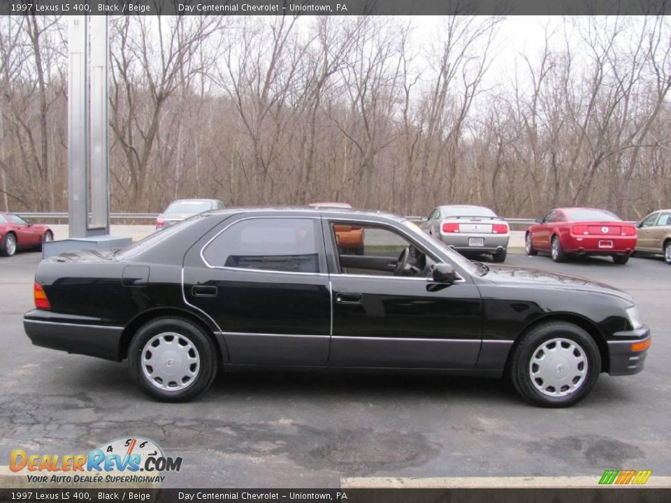 1997 Lexus LS 400 Black / Beige Photo #10