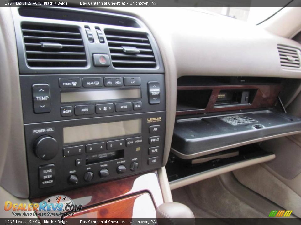 1997 Lexus LS 400 Black / Beige Photo #13