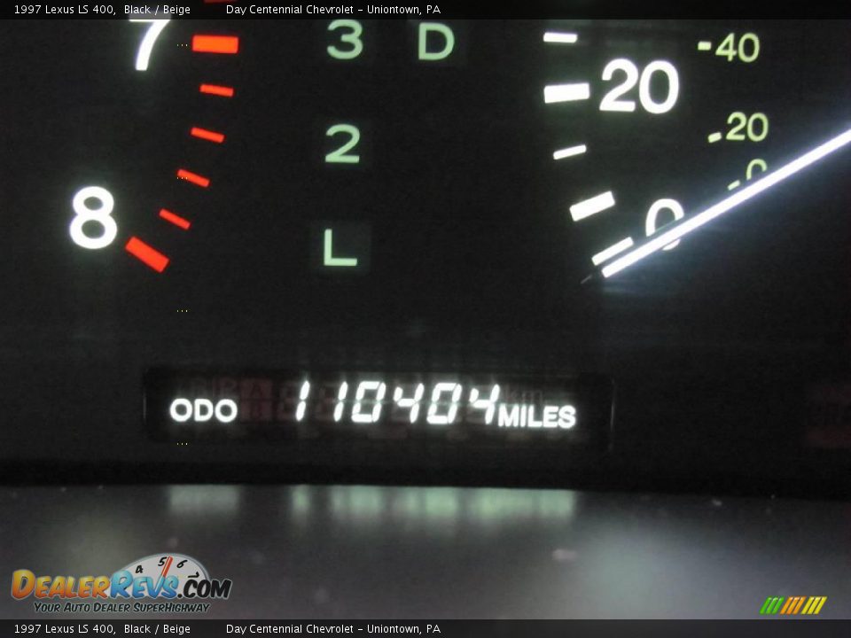 1997 Lexus LS 400 Black / Beige Photo #15