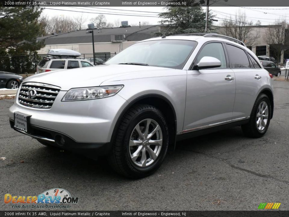 2008 Infiniti FX 35 AWD Liquid Platinum Metallic / Graphite Photo #1