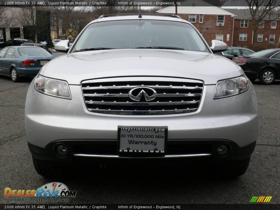 2008 Infiniti FX 35 AWD Liquid Platinum Metallic / Graphite Photo #2
