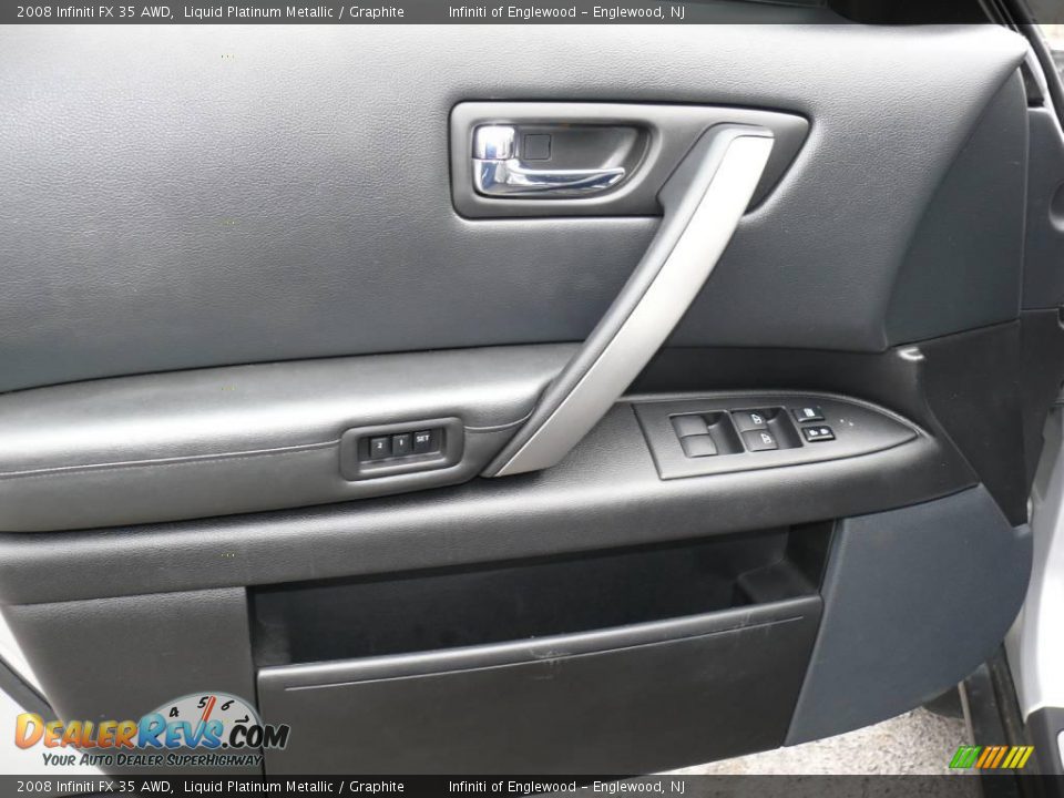 2008 Infiniti FX 35 AWD Liquid Platinum Metallic / Graphite Photo #9