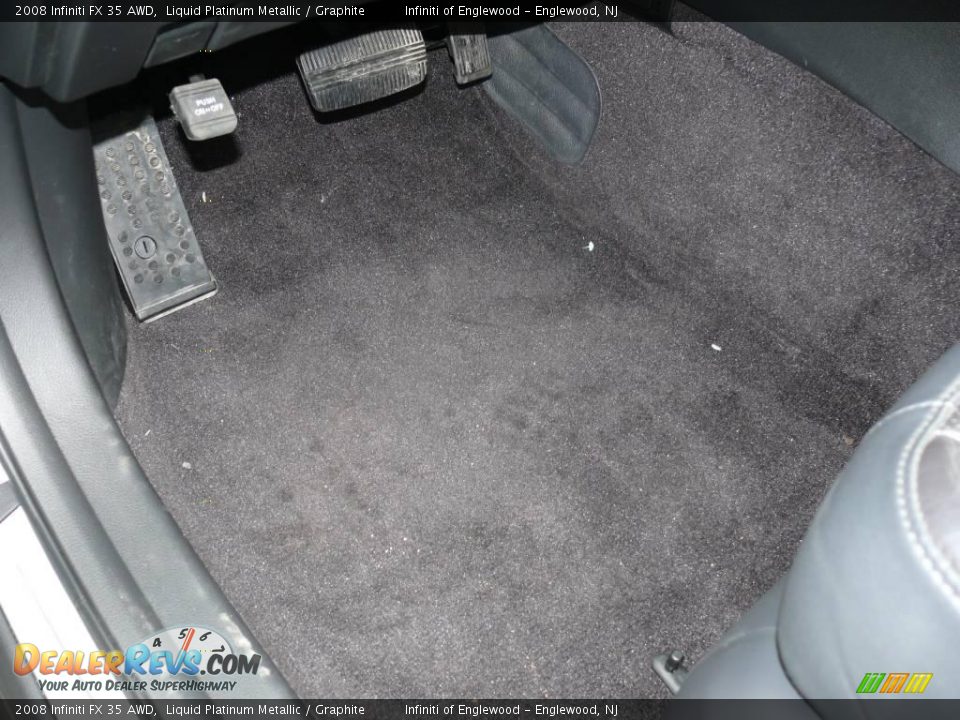 2008 Infiniti FX 35 AWD Liquid Platinum Metallic / Graphite Photo #11
