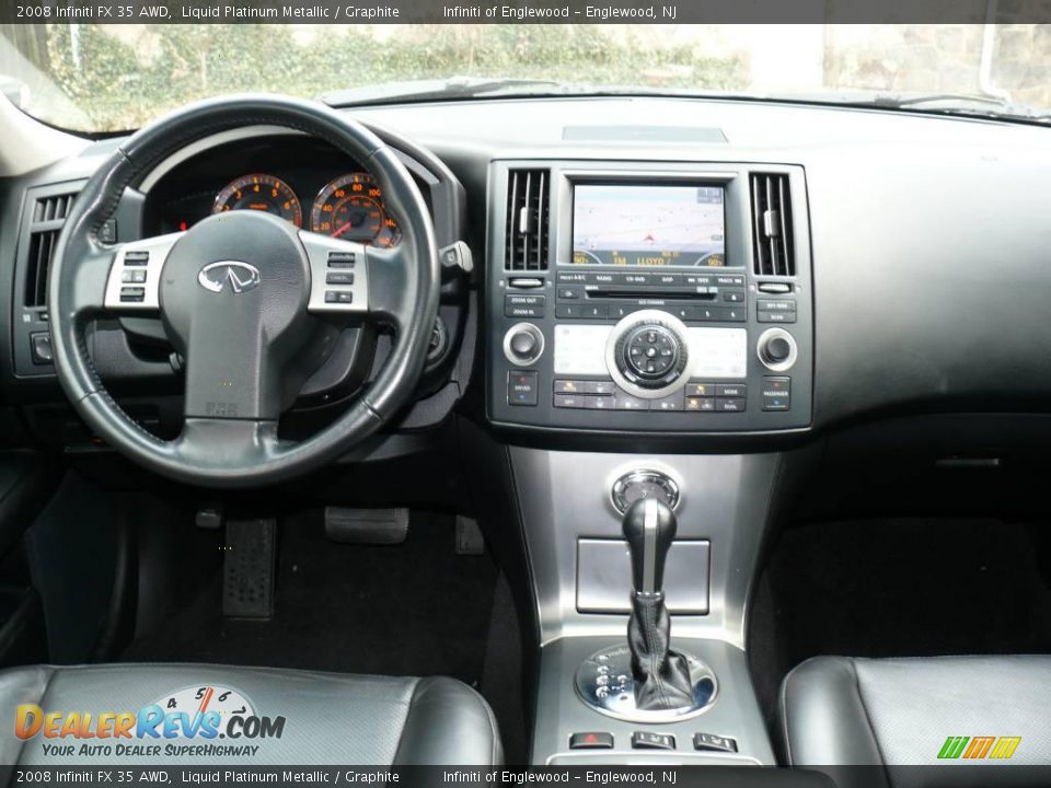 2008 Infiniti FX 35 AWD Liquid Platinum Metallic / Graphite Photo #13