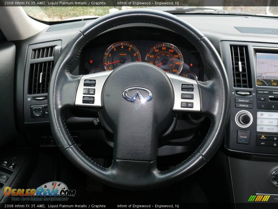 2008 Infiniti FX 35 AWD Liquid Platinum Metallic / Graphite Photo #14