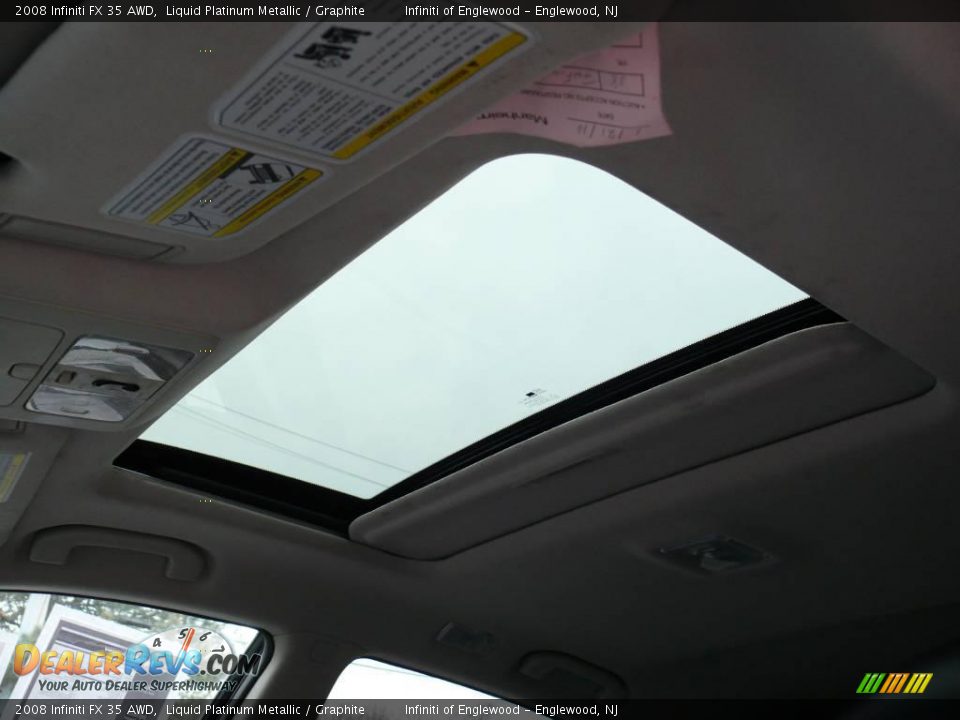 2008 Infiniti FX 35 AWD Liquid Platinum Metallic / Graphite Photo #18