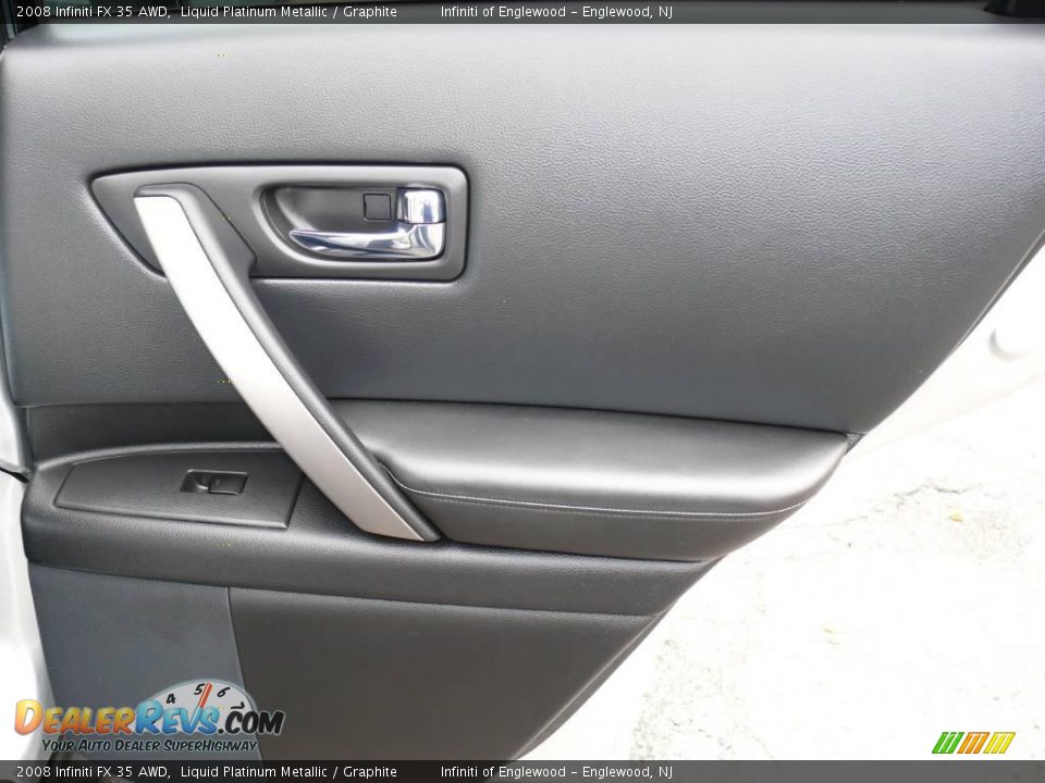 2008 Infiniti FX 35 AWD Liquid Platinum Metallic / Graphite Photo #20