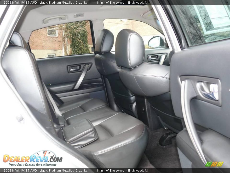 2008 Infiniti FX 35 AWD Liquid Platinum Metallic / Graphite Photo #21
