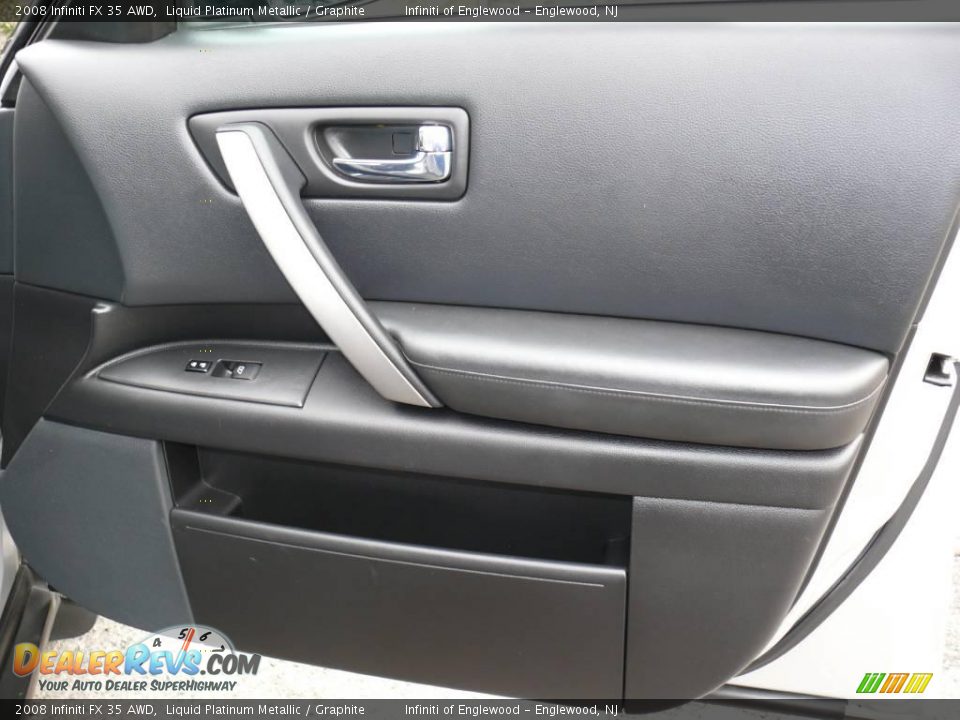 2008 Infiniti FX 35 AWD Liquid Platinum Metallic / Graphite Photo #23