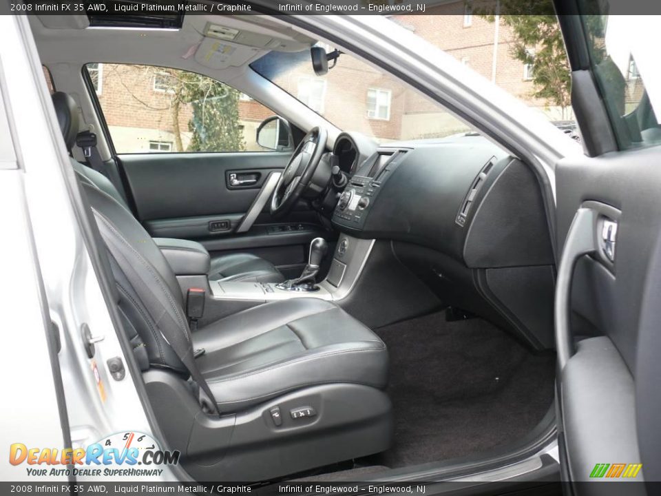 2008 Infiniti FX 35 AWD Liquid Platinum Metallic / Graphite Photo #25